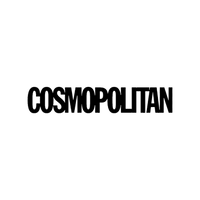 Black 'Cosmopolitan' logo on a white background