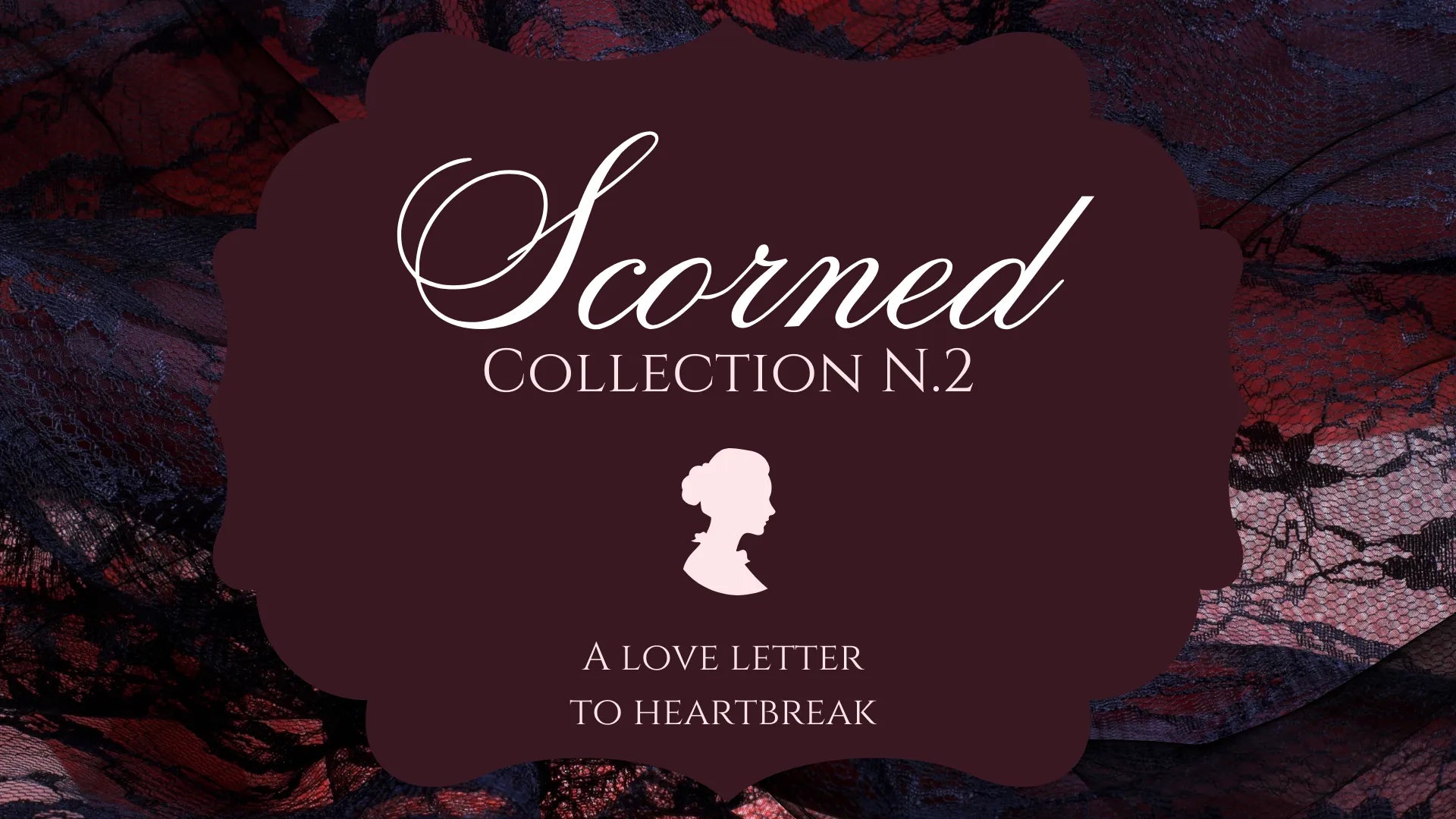 Album cover for Scorned Collection N.2 featuring a silhouette on a dark background.