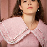 The Cherry Flip Jacquard Blouse, Top, Sister Jane - Ivory Sheep Collection Limited