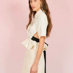 Seashore Cropped Blouse, Tops, Sister Jane - Ivory Sheep Collection Limited