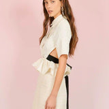 Seashore Cropped Blouse, Tops, Sister Jane - Ivory Sheep Collection Limited