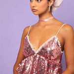 Recital Sequin Cami Top, Top, Sister Jane - Ivory Sheep Collection Limited