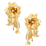 Gold Hyacinth Earrings, Earrings, ISC - Ivory Sheep Collection Limited