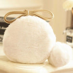 The Furry Pom Pom Micro Purse, Purse, Cececo - Ivory Sheep Collection Limited