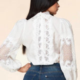 The Hocus Pocus Long-Sleeved Blouse, Top, ISC - Ivory Sheep Collection Limited