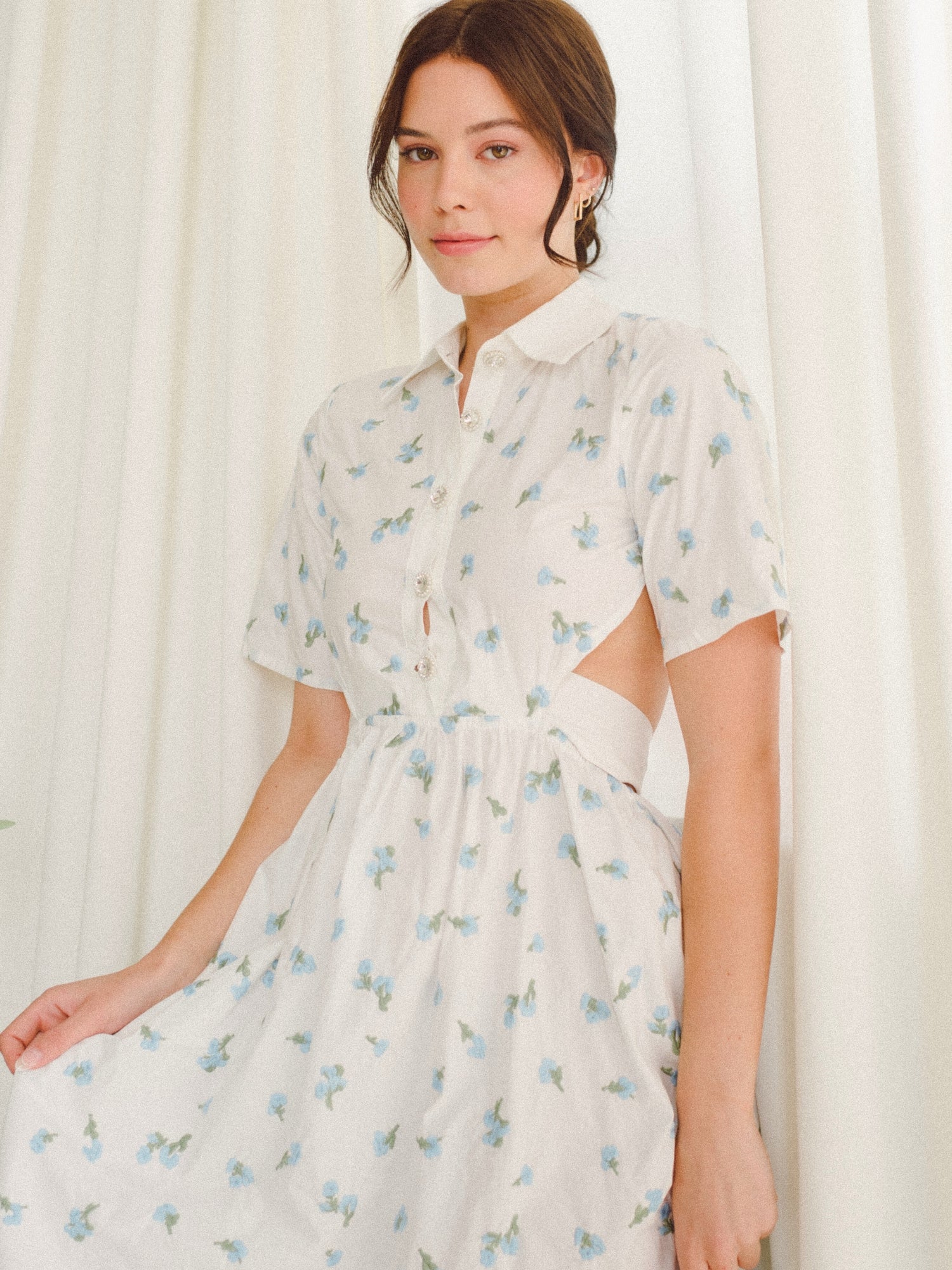 Lapis Shell Shirt Dress, Dress, Sister Jane - Ivory Sheep Collection Limited