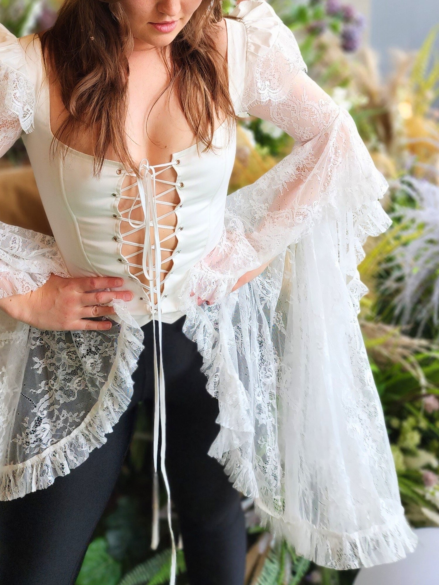 The Guinevere Corset Top, Top, Ivory Sheep Collection - Ivory Sheep Collection Limited
