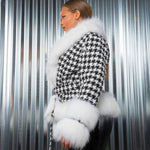 The Annetta Faux Fur Jacket, Top, Azalea Wang - Ivory Sheep Collection Limited