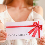 Gift Card - Ivory Sheep gift cards make the perfect present, and you can buy them in several denominations. ﻿*ALL BALANCES ARE IN USD - Ivory Sheep Collection Limited