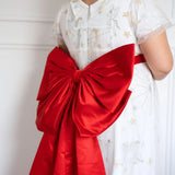 The Holiday Red Bow Belt