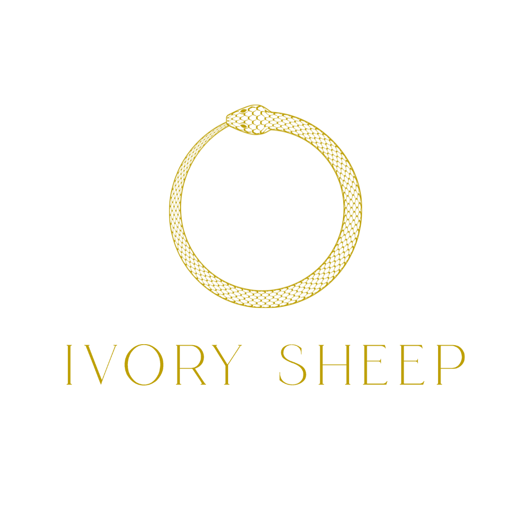 Ivory Sheep Logo With Icon