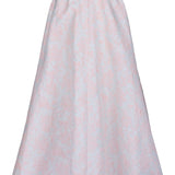 Long flowy white Candy Floss St. Tropez Maxi Skirt with high waistline