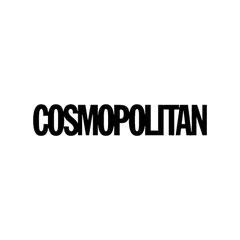 Black 'Cosmopolitan' logo on a white background