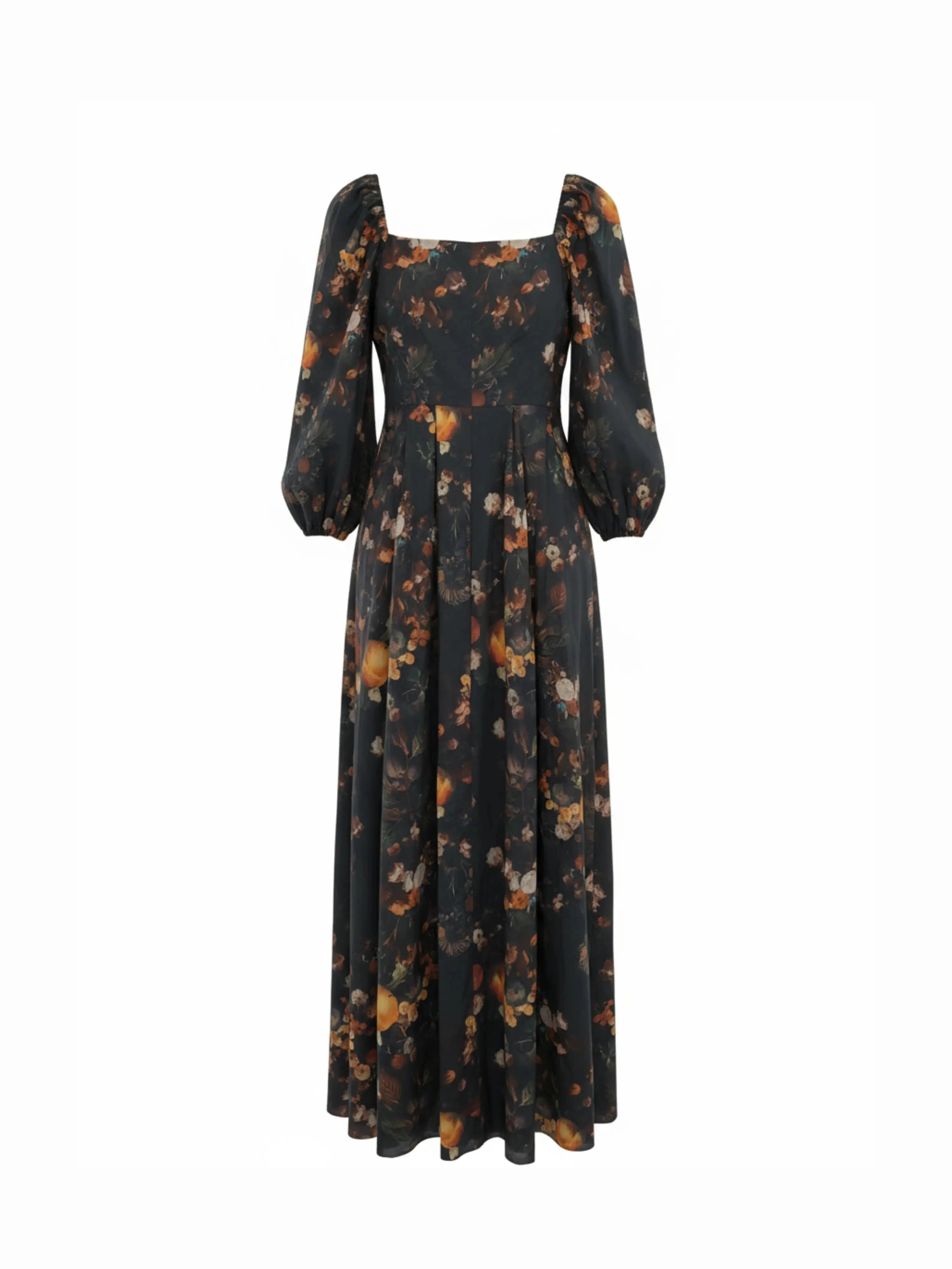 Ghost mannequin image of the Still Life Cotton Dreamers Maxi Dress, back view.