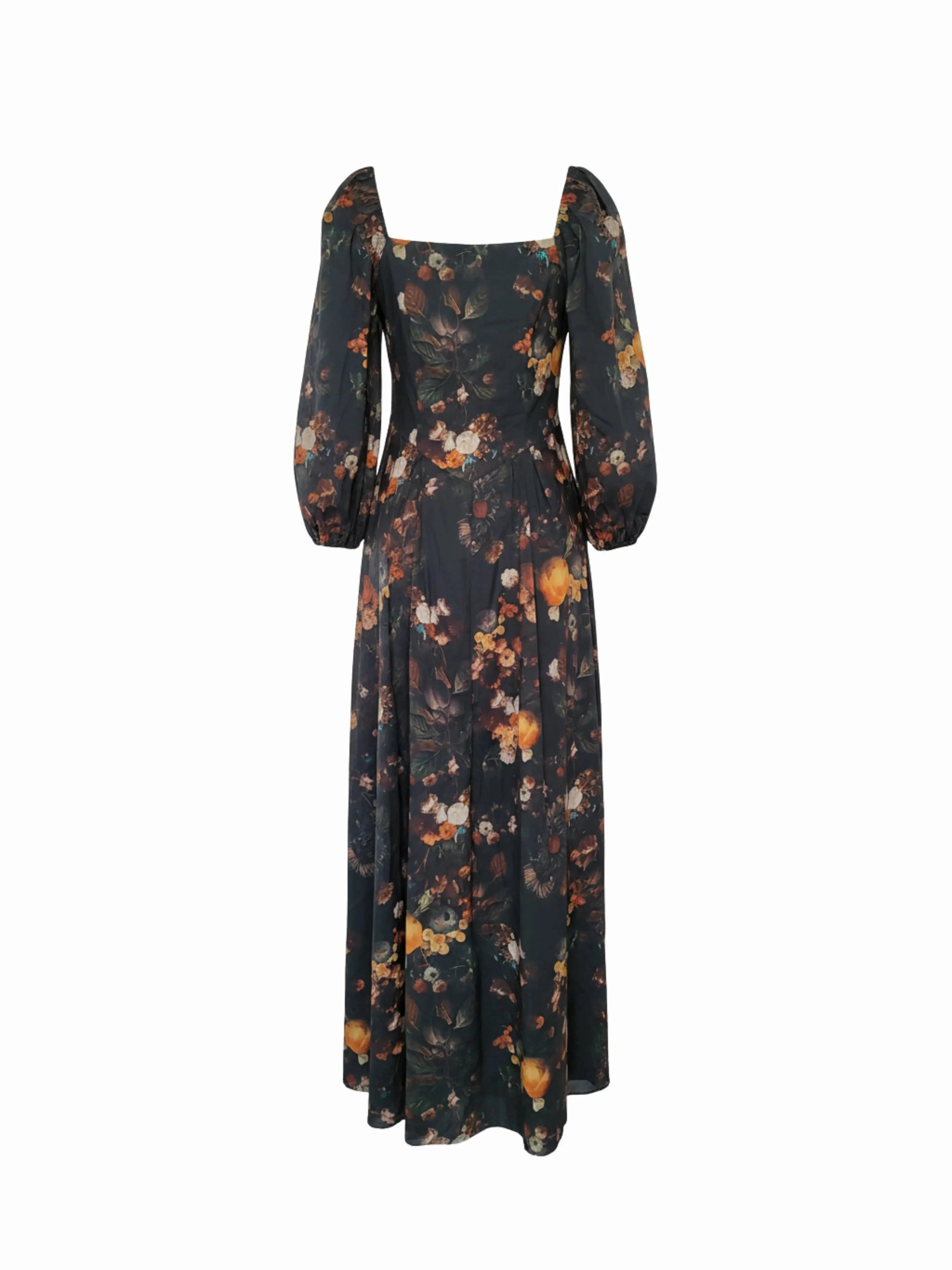 Ghost mannequin image of the Still Life Cotton Dreamers Maxi Dress, front view.