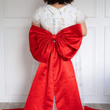 The Holiday Red Bow Belt