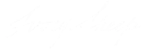 Ivory Sheep official shop logo in white.