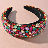 Colorful Jewel of the Season Headband with gemstone embellishments.