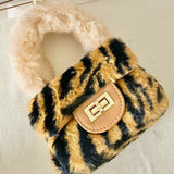 The Leopard Faux Fur Micro Purse